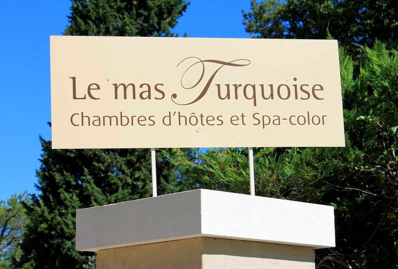 Le Mas Turquoise, B&B Spa-Color Inclus Bédarrides Exteriér fotografie
